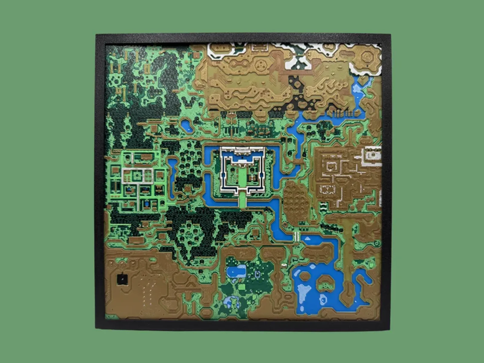 The Legend of Zelda - A Link to the Past Topo Map