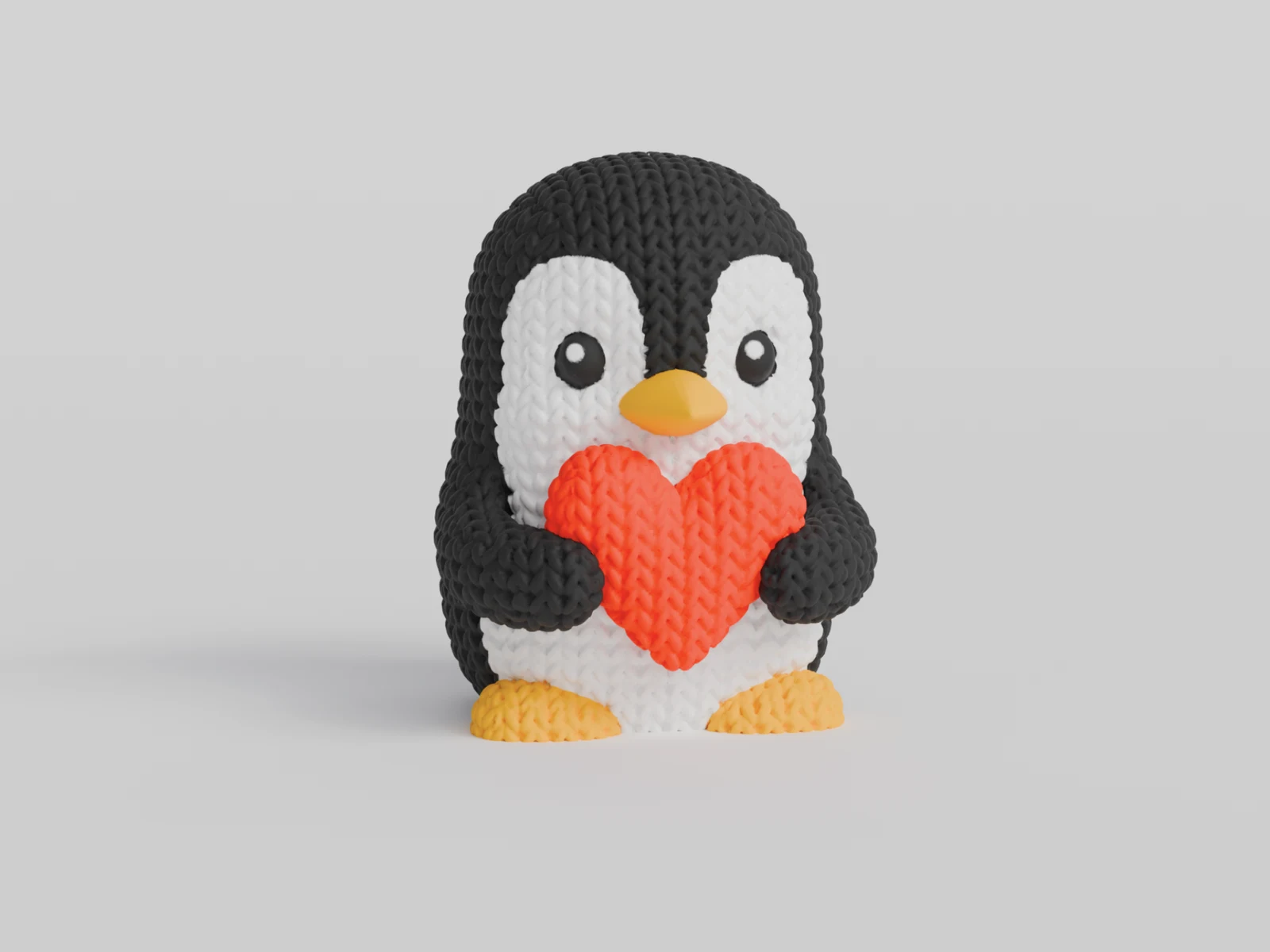 Adorable Penguin of Love
